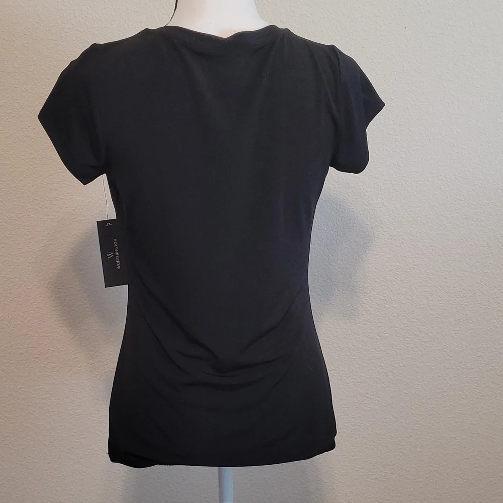 Black Dress Top S - Picture 3 of 4